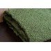Чехол на угловой диван жаккардовый с юбкой вензель зеленый